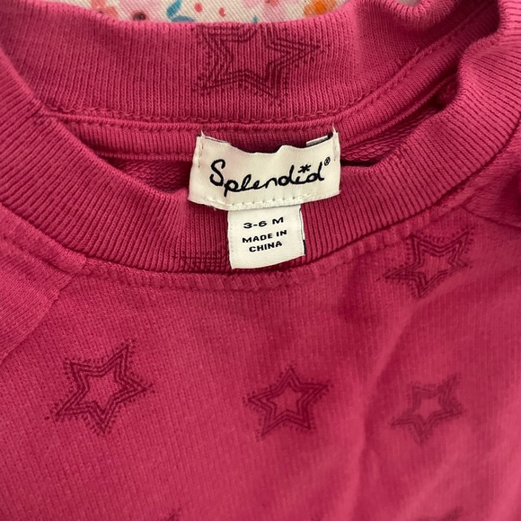 Splendid Baby Pink Star Sweater and Leggings Set - Picture 3 of 4